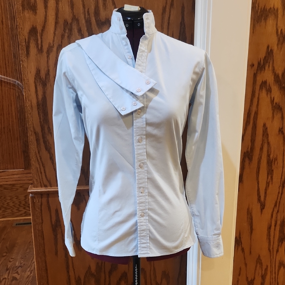 Ariat Light Blue Hunt Shirt With 2 Collars